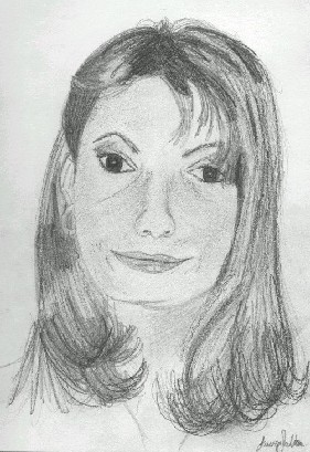We&#39;ve already had a fantastic drawing from Lauren Salton. It&#39;s of Sarah Parish (Dawn Rudge) in her new role in BBC 1&#39;s &#39;Cutting It&#39; - Thanx Lauren!!! - dawnart